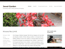 Tablet Screenshot of jewelgarden8.com